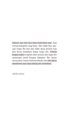 tolong tetap sehat Bu 🥺 #kalaselesa #foryou 