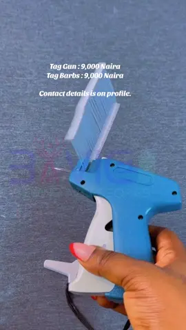 The best way to add your hang tags/ labels to your finished garments is using THE TAG GUN & THE TAG BARBS to attach it.  Full tutorial on how to install and use it is on our YouTube channel, link is in BIO. You can walk into our store to pick up your package or send someone in our location to pick up for you.  Shop on the website : www.bavicsewingaccessories.com Call or WhatsApp +2348034777707 or send a DM to place orders! Shop at the store: No 9, Excellence Drive, Peace Estate, Off Alao Akala Expressway, Oluyole Extension, Ibadan, Oyo State, Nigeria. (Behind NNPC filling station at Akala Express). #taggun #tagbarbs #sewingtutorial #sewingaccessories #sewingaccessoriesstore #tailoringtools #sewing #sewingtip #sewingreels 