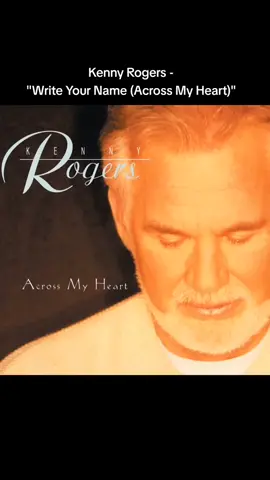Kenny Rogers - Write Your Name (Across My Heart) #kennyrogers #writeyourname #writeyournameacrossmyheart #soul #classic #Love #nostalgia #1980snostalgia #viral #fypシ #soulsunday #sundaysareforlovers #throwback #90s #80s #sunday #soultherapy #sundaysoultherapy 