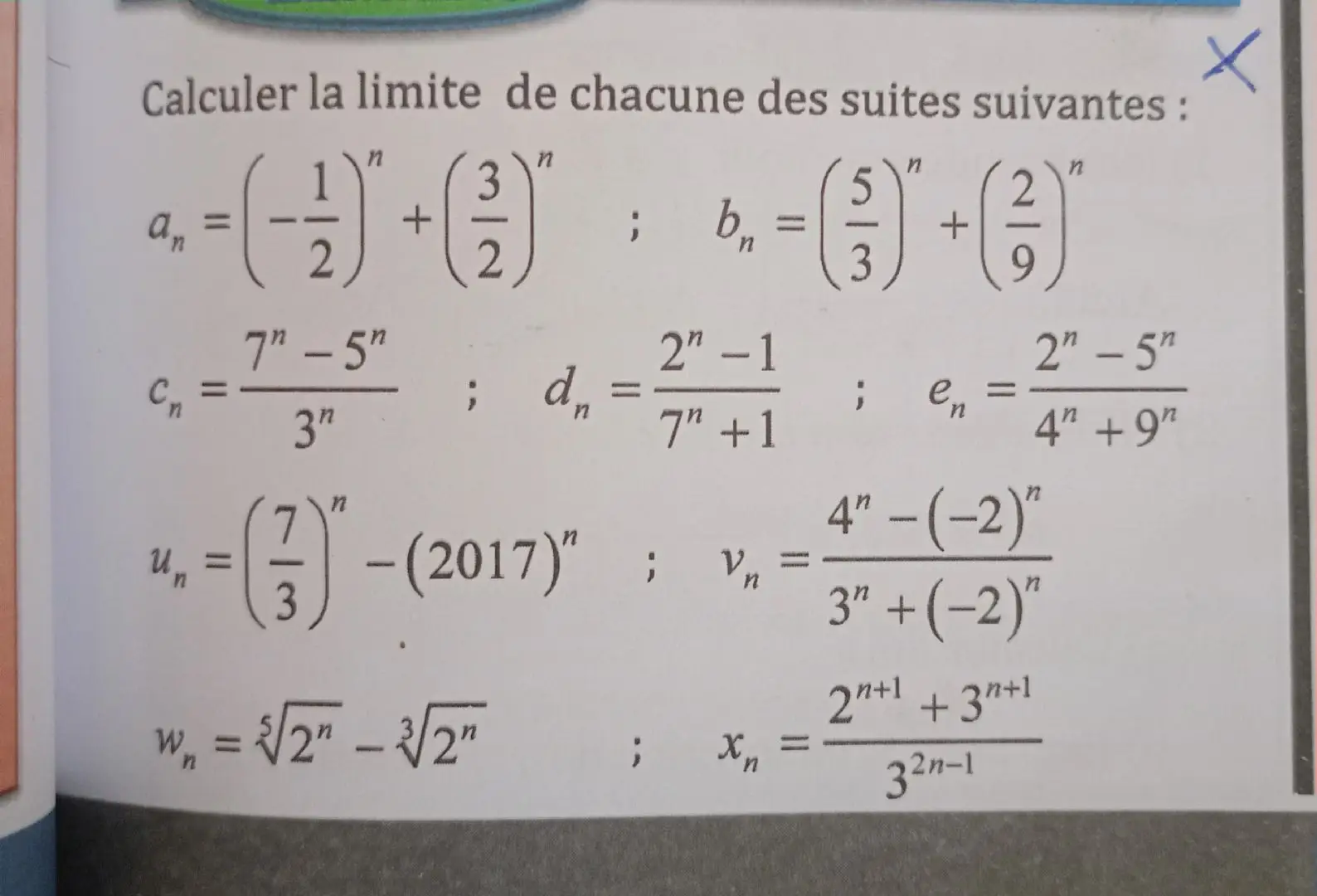 Dû à la demande d'une personne, exercice introductif sur les limite de suite  #foryourpage #foryoupageofficiall #foryou #almoufidsm #bac2024 #bac2024🎓📖📔📚📑💡yes_we_can_do_it #fyp #studytok #mathematics #almoufidexercice #almoufid #suitenumerique