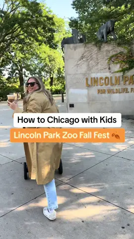 Honestly giving this outing a 10/10 with the kids. Worth the hour it took to get out the door 🧡 #momtok #zoo #fall #chicago #lincolnparkzoo #chicagomom #2under2 #kids #kidfriendly 
