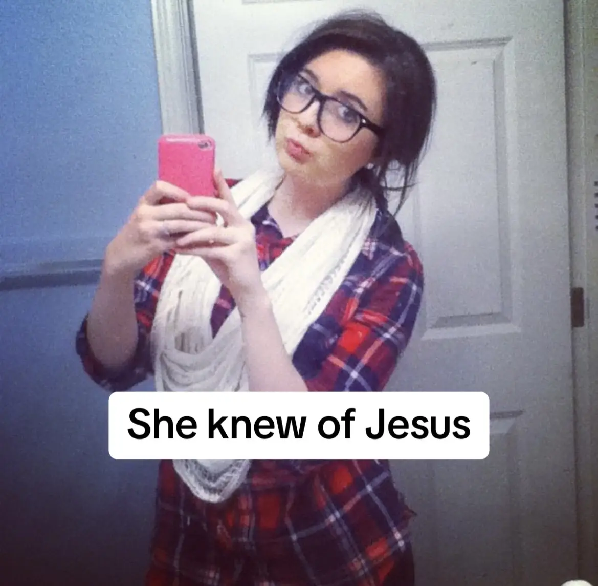 Jesus saved me. From a eating disorder, anxiety, anger, depression. There is a difference between knowing of Him and KNOWING Jesus. You see a change in you. A spark. Joy. He changes you from the inside out. #God #jesus #healed #womanofGod #manofGod #salvation #knowingJesus #knowofHim #King #savior #lord #healing #peace #joy #fyp 