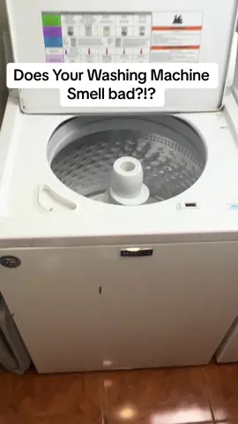 Washing machine smells! #deepcleaning #CleanTok #cleaninghacks #washingmachinedeepclean #washercleaningtutorial 