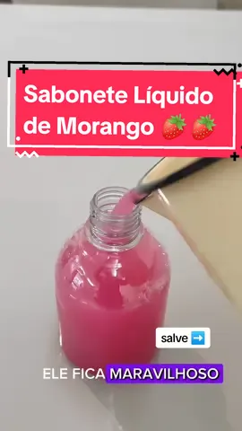 Receita de Sabonete líquido de morango  1 l de base para Sabonete pronta perolada  30 ml de essência de morango  Corante a gosto até atingir a cor que desejar  ➡️E-book Gratuito sabonetes artesanais no link da Bio  #cursodesabonetesartesanais #aromaterapia #ArteComSabonete #AprendaArtesanato #DIYSabonetes #pravocê #sabonetesartesanais #saboneteartesanal #DicasDeBeleza #CuidadosComAPele   #saboneteliquido #saboneteliquidocaseiro 