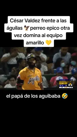 César Valdez frente a las águilas 🦅perreo epico otra vez domina al equipo amarillo 💛#fyp #paratii #liceycampeon💙💙💙 #porla24🏆🐅💙 #cibaeña❤️🇩🇴💛🦅🦅🦅🦅 #aguilacibaeña🔥💛🦅 #