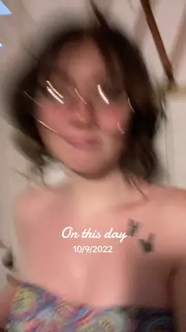 #onthisday not me not knowing the words😭 a year ago i only had 2 tattoos now i have 14 