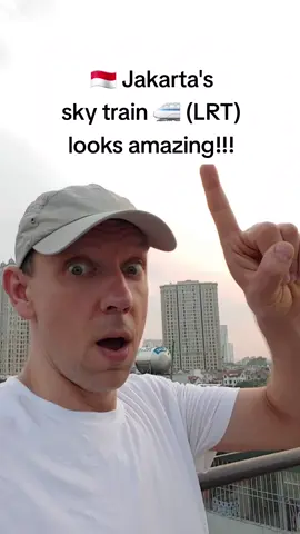 #jakarta #skytrain #lrt looks #amazing and very #futuristic. #publictransport #indonesia #asia 