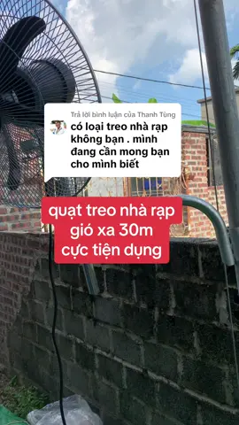 Trả lời @Thanh Tùng  #quạttreonhàrạp trung tâm #hộinghịtiệccưới gió xa 30m linh hoạt tiện dụng tháo lắp gọn gàng đây ạ, hàng em lắp sẵn xíp tận nơi ưng thì mới thanh toán ạ chúc các bác #nhàrạp #hộinghị #tiệccưới #thànhcông và #hạnhphúc ạ  