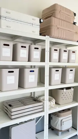 Organize my garage with me 👀🤍 #garage #garageorganization #homeorganization #organizedhome #amazonfinds #amazonfavorites #organizingtiktok #neutralaesthetic 