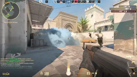 La suerte del malo es increíble 😂🤝🏻 #csgo2 #casual #gamer