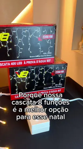 Conheça nosso novo modelo de cascata 8 funções, ela é um verdadeiro espetáculo de luzes e funcionalidades surpreendentes. Veja alguns dos recursos que fazem dela a escolha perfeita para esse Natal 🎄✨ Cascata 8 funções 220V conector M/F já disponível em estoque em diversas cores #natal #decoracaonatalina #christmas #christmasdecor #ledlight #cordaoluminoso #piscapisca #cascatadeled #interiordesign #decorador #lojista #natal2023 #brilhanteimportadora #v8iluminatal #christmas2023 