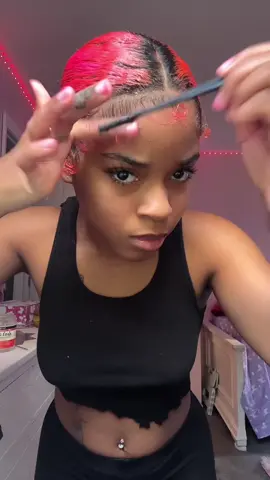 pony tail on my TWA😂😂😂🩷🩷🩷 ima do more hair vids #fyp #viral #twa #shorthairstyles 