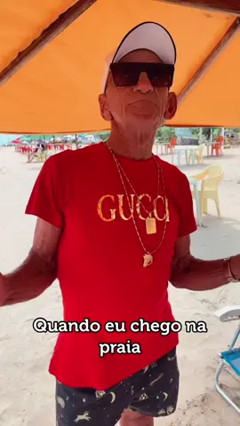 O véi quando chega na praia #praia #sol #fyp #fy #top #viralvideo #viral #tiktok 