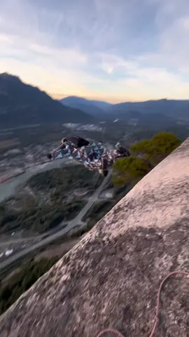 When rock paper scissors fails 💀 #basejump #wingsuit #squirrel 