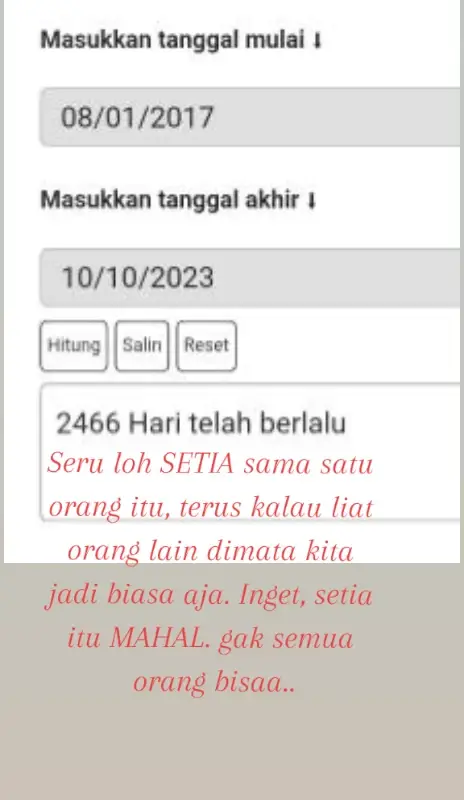 Alhamdulillah ya.. nggak kerasa sudah 2466hari kita lalui bersama. semoga kedepannya lbh baik dan makin harmoni 🤲🤲😍😍