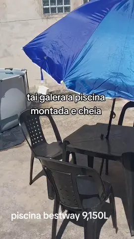 #VozDosCriadores #piscinaemcasa #bestway #calor #ombrin #amamos 