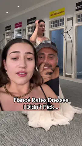 🪩 Lets hope Maggie hasnt picked anything skmilar to these 😂 #ratingweddingdresses #husbandratesweddingdresses #weddingdressinspo #weddingdresstiktok