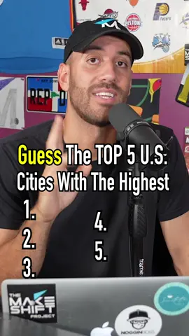 TOP 5 CITIES WITH THE HIGHEST CRIME! Zach Makes a Huge Mistake  #fyp #top5 #usa #cities #crime #guessinggame 