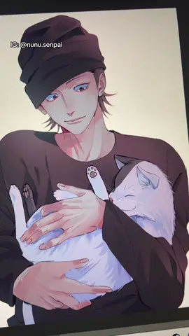 Takuma Ino stans where you at?? He’s as adorable as the kitty🫶🫶 #jjk #jujutsukaisen #takumaino #ino #anime #manga 