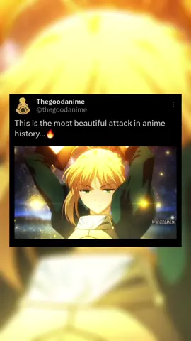 Sabers' Excalibur was absolutely incredible...🤯 #anime #animeedit #saber #fate #fatestaynight #fatezero #Excalibur #fateedit 