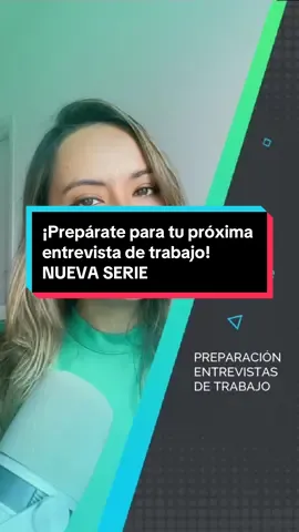 #trabajo #empleo #empresa #entevistas te invito a ver esta serie donde aprenderás a responder a las preguntas más dificiles en una entevista de trabajo y te convertirás en el candidato más atractivo en un proceso de selección laboral. 