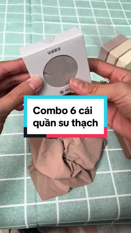 Combo 6 cái quần su thạch chất liệu mềm mát #quansuthach #quansuthachtanghinh #reviewlamdep 