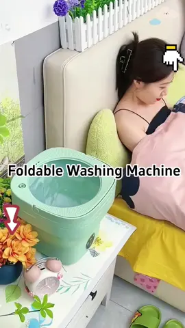 A washing machine that can dry and fold#foldingwashingmachine #miniwashingmachine #miniwashing #washing #foryou #tiktok 