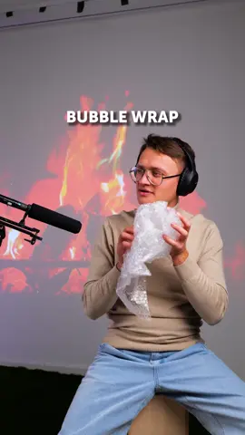 Creating movie magic with everyday items 🍽️🛏️ #foleymagic #foleytiktok #soundeffects #foleysound 