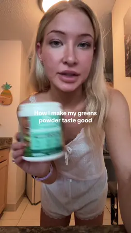This is the only way i drink my greens powder. #greenspowder #amazinggrassgreensblend #healthylifestyle #healthydrink