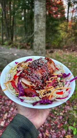 Smoked to perfection with an Asian direction. Smoked Asian-inspired chicken breast!  @MEATER 