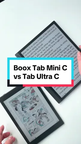 Tab Mini C và Tab Ultra C đâu là chiếc máy “over hợp” với bạn nhất nào 🧐  #akishop #xuhuong #kindle #boox #congnghe #maydocsach 