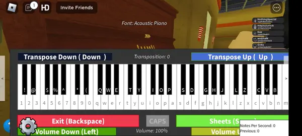 my piano Roblox piano that my talent 😅
