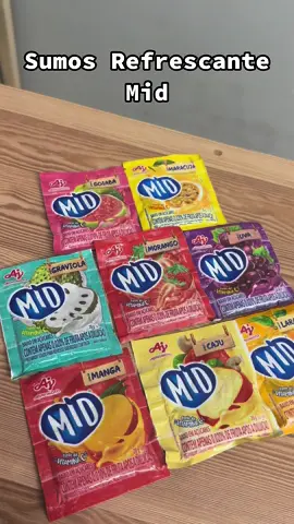 Temos todos os sabores do Sumo Refrescante Mid 🫶🏻 Qual o seu preferido ? #vidadeimigrante #mercadobrasileiro #portuga #brasil #comidabrasileira🇧🇷 #mid 