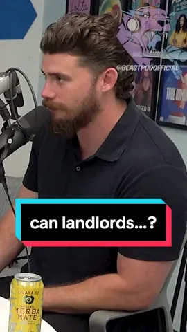can landlords do this? 😳 #landlord #funny #podcastclips #mrbeast #content #fyp #me 