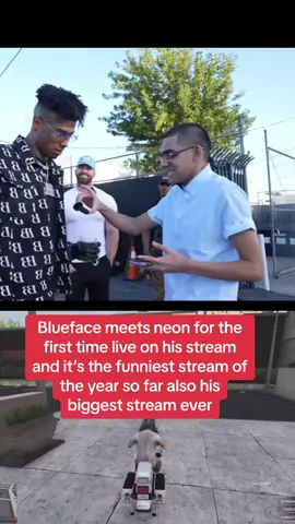 Blueface meets neon for the first time #live in #new #stream #blueface 