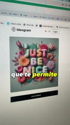 La inteligencia artificial que te permite crear composiciones tipograficas muy profesionales #ideogram #inteligenciaartificial #ia #emprendedor #emprendedores #fypシ 