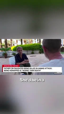 An Irish father living in #Israel said he was relieved when he heard the news of his 8-year-old daughter’s death at the hands of #Hamas, insisting it was a “blessing” compared to an alternative. More details in our bio.