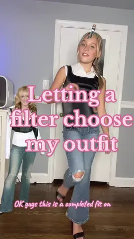 Part 1| Letting a filter pick my outfit. 𝑺𝑳𝑨𝒀 𝑶𝑹 𝑵𝑨𝒀  #fil#filtertd #lettingafilterpickmyoutfit #2000s #lindsaylohan #fyp #viral #viraltiktok #itssopreppyinhere #fashion @lindsaylohan  Overalls and jeans by @FashionNova  @novakids 