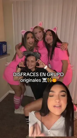 Respuesta a @Priscilla algunas ideas que encontre originales que puedes hacer con tus amigas 😩😩 #halloweencostumeidea #groupcostume #halloweenlook 