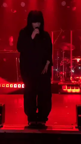 Billie performing 