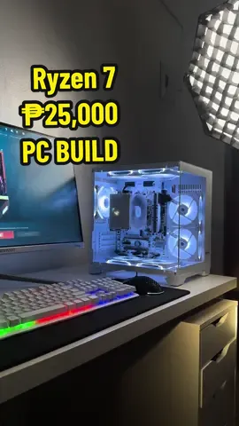 AMD RYZEN 7 5700G / 16GB - ULTRA WHITE GAMING PC ☑️ 𝐂𝐏𝐔/𝐔𝐍𝐈𝐓 - 𝐂𝐀𝐒𝐇 𝐏𝐑𝐎𝐌𝐎: 🏷️  𝐏𝐇𝐏 24,999 𝐨𝐧𝐥𝐲! 📦  𝐂𝐎𝐌𝐏𝐋𝐄𝐓𝐄-𝐒𝐄𝐓 𝐏𝐑𝐈𝐂𝐄:: 🏷️  𝐏𝐇𝐏 30,000 𝐨𝐧𝐥𝐲!    🖥️   𝗠𝗼𝗻𝗶𝘁𝗼𝗿 :  Nvision N2455 24