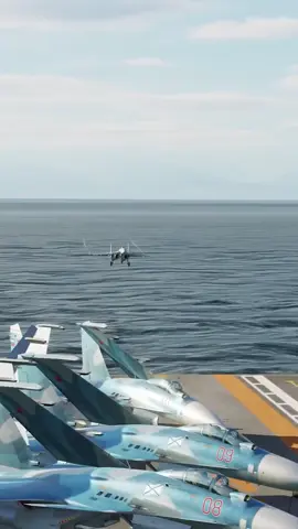 #Sukhoi Su-27 Russian# #Fighter jet Aircraft# #Succesfull landing carrier a    Cobra# #Aircraft carrier Russian navy#⚓ 