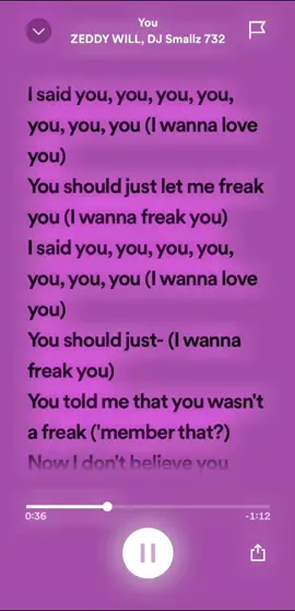 you- zeddy will. #spotify #viral #synclyrics #xyzbcaa 