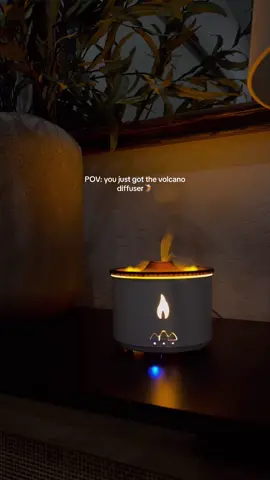 Not to be dramatic but this thing has increased my quality of life 🤝🌋 in my amzn SF under ‘bedroom’  #youneedthis #difusser #oildiffuser #elevateeveryday #oildiffusertiktok #oildiffusers #foryou #volcanodiffuser 