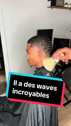 Il a des waves incroyables ! #barber #waves360 #wavescheck #barbershop #hairstyle #fade 