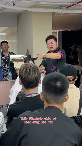 Thầy #namhair chia sẻ cách dùng kéo tỉa