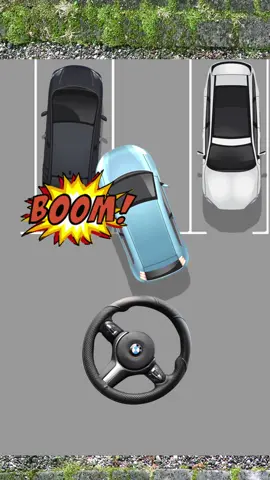 The correct way to drive when reversing out of a parking space#car #driving #tips #skills #carsoft #drive #cardriving