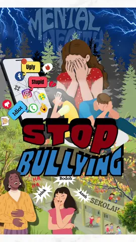 Poster Stop Bullying #canva #postercanva #designcanva #canvapendidikan #stopbullying #perundungan #fyp #rekomendasicanva #bully 