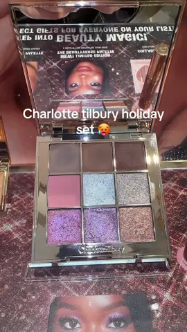#charlottetilbury #charlottetilburymakeup #charlottetilburyholiday #holidaysets #eyepalettes #charlottetilburyeyeshadow #sets #mermaiddiscoeye #eyeshowdowpalette #holidaymakeup #charlottetilbury #beautyverse #charlottetilburyeyeshadow #charlottetilburybeautyversepalette #beautyversepalette #holiday2023makeup #newmakeupatsephora #saksfifthavenue #makeup #beauty #foryou #fyp #foryoupage 
