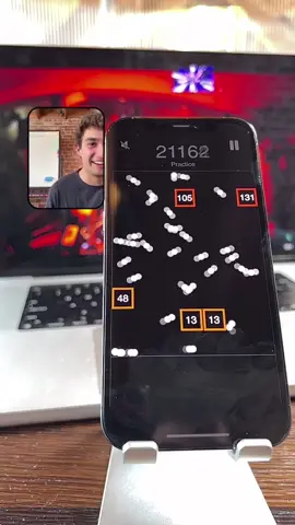 Our best moment on live so far, and highest score #brickbreakercash #tiktoklive #fyp #viral